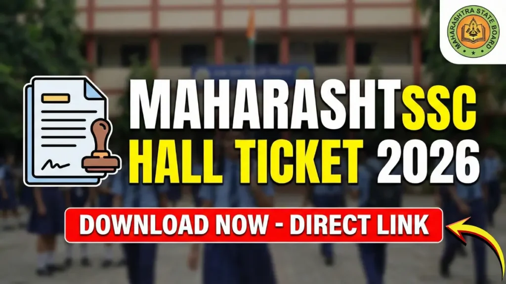 Maharashtra SSC Hall Ticket 2026