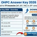 OHPC Answer Key 2026 Released for Various Posts, Response Sheet Link