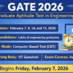 GATE 2026 Exam Today, Key Details and Information for Aspiring Engineers